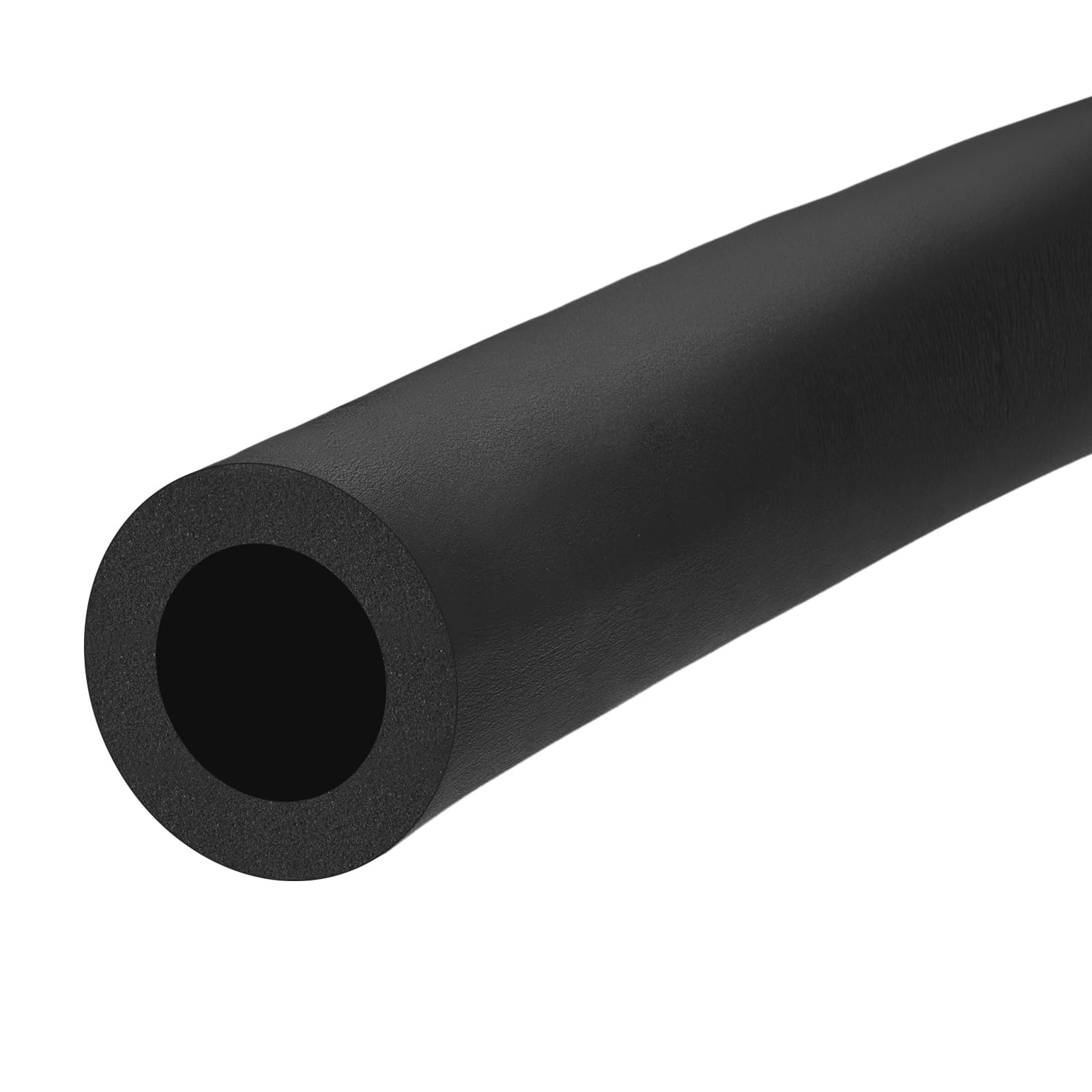 M METERXITY Guaina Isolante Per Tubi In Schiuma, 1-7/8"(48mm) ID X 0.79"(20mm) Spessore X 6.6Ft Rotolo Copertura Tubi, Copertura Tubi Cava Per Unità AC [Nero]