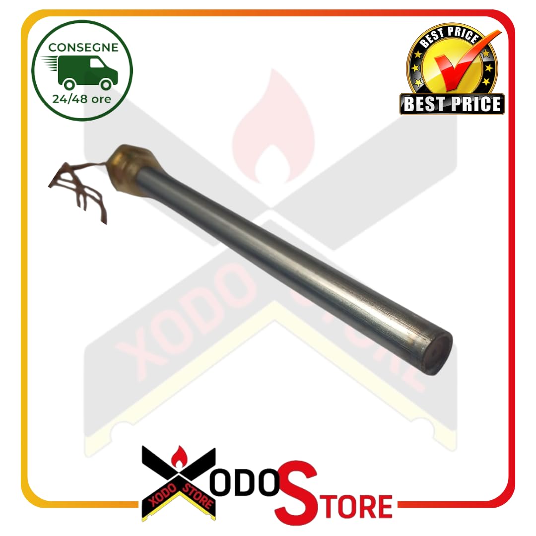 F.lli Xodo KARMEK ONE Resistenza accensione stufe pellet 300W Lung 140 150 d. 9,9 mm MCZ RED