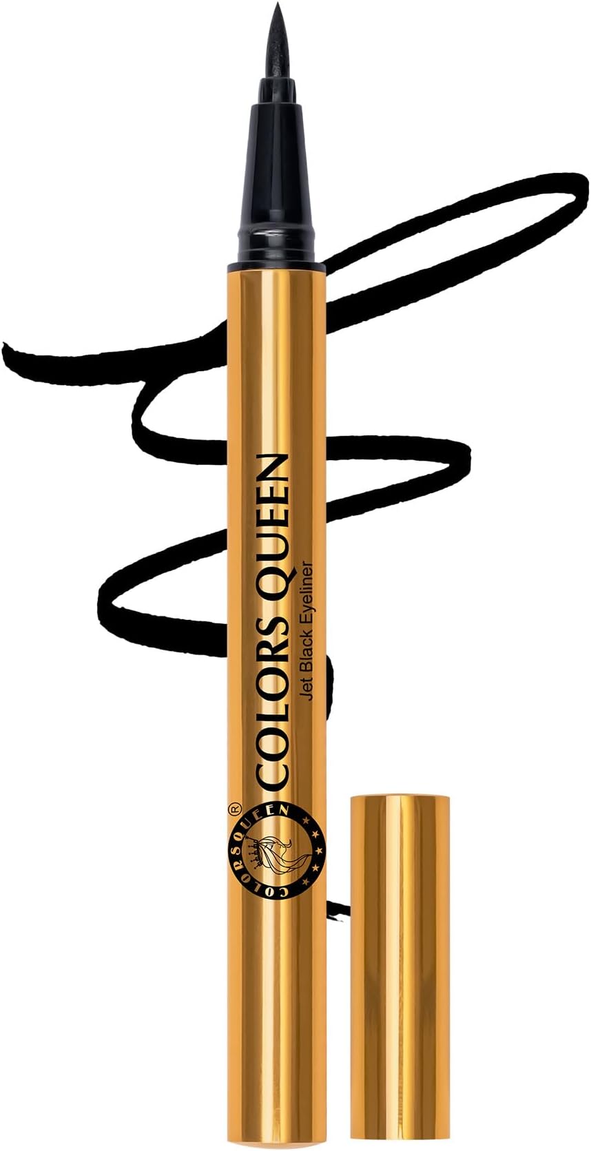 High-Tech Liquid Pen Eyeliner – Black, 1.2g, Intense Matte Finish, Quick Drying Formula, Sweat Proof, Waterproof & Smudge Proof Eyeliner, Long Lasting, Felt Tip Applicator