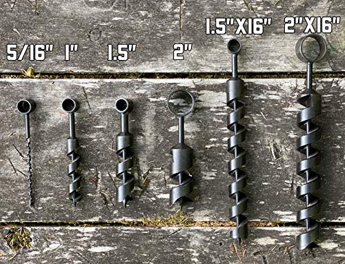 1" Scotch Eye Wood Auger Drill Bit For Bushcraft And Camping | Hand Auger | For Bushcraft Backpack | Perfect Addition To Survival Or Camping Gear Packs | #TOP2