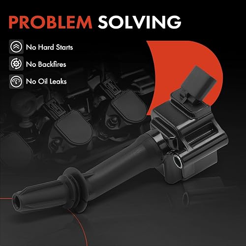 Miniatura 7 de A-Premium Paquetes de bobinas de encendido de motor compatibles con Buick Encore 2018 Chevrolet Cruze Malibu 2016-2018 Equinox GMC Terrain 2018 L4