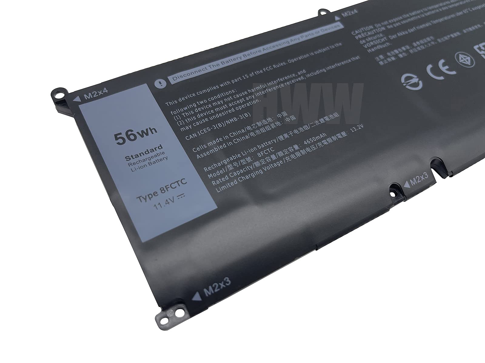 Amazon.com: HWW New 11.4V 56Wh 8FCTC Battery Compatible with Dell