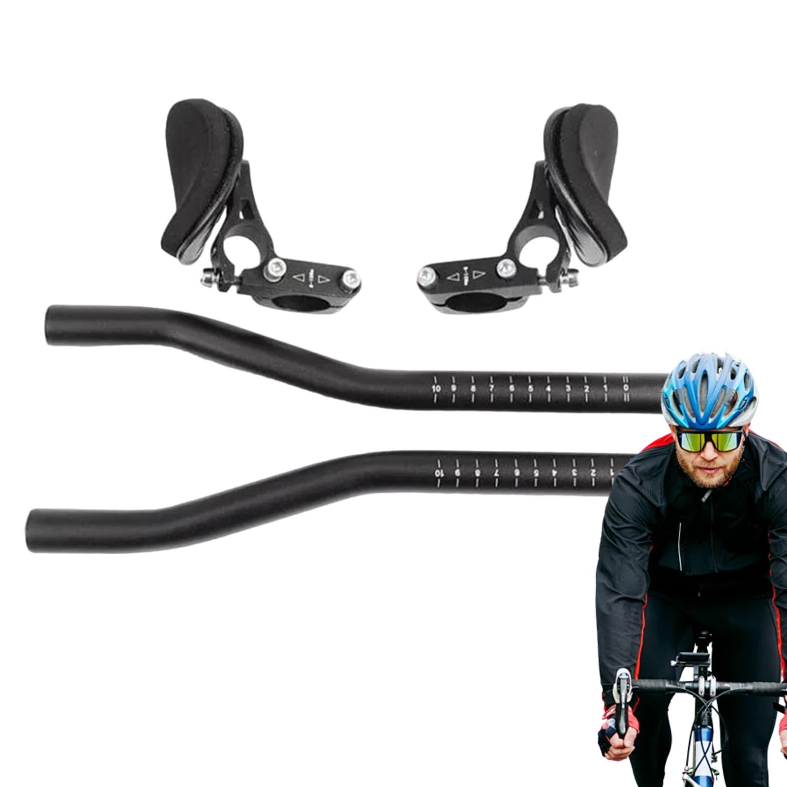 Tuxxjzm Aero-Lenker, Fahrradständer-Lenker - Fahrrad-Aero-Bar