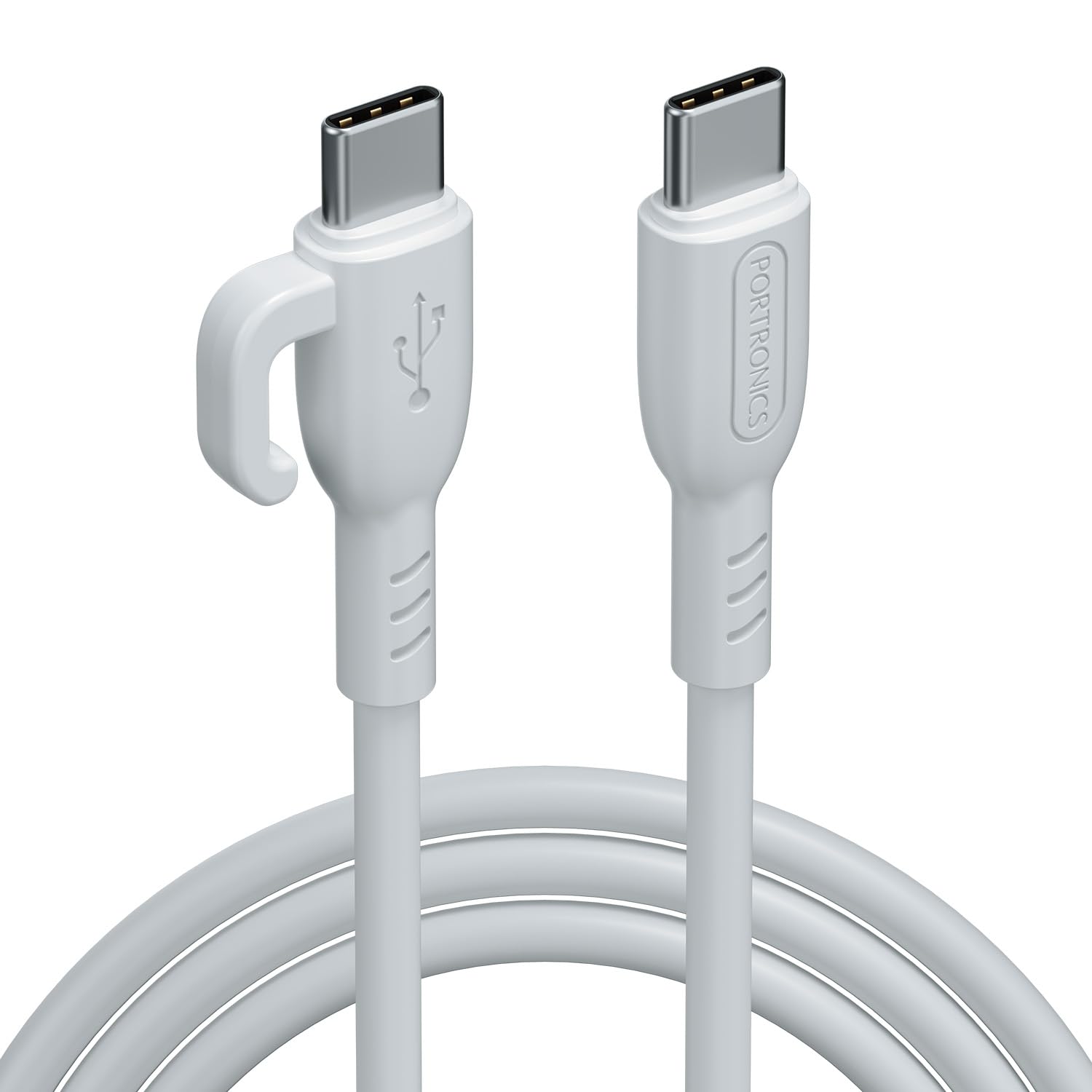 Portronics Konnect Core 3 - C To C Cable PVC/TPE 1m 60W