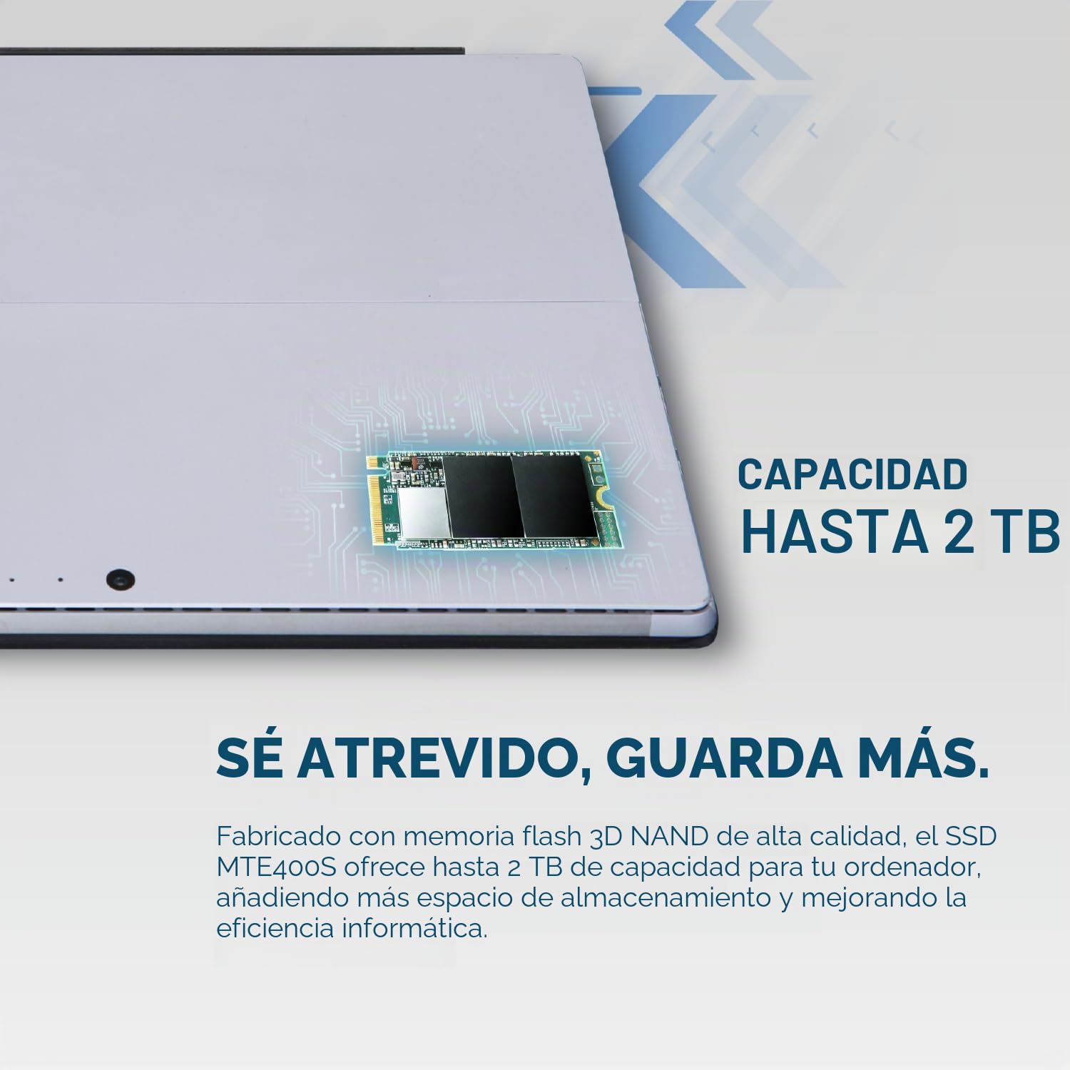 Transcend MTE400S 512GB NVMe PCIe Gen3 x4 M.2 2242 Internal Solid