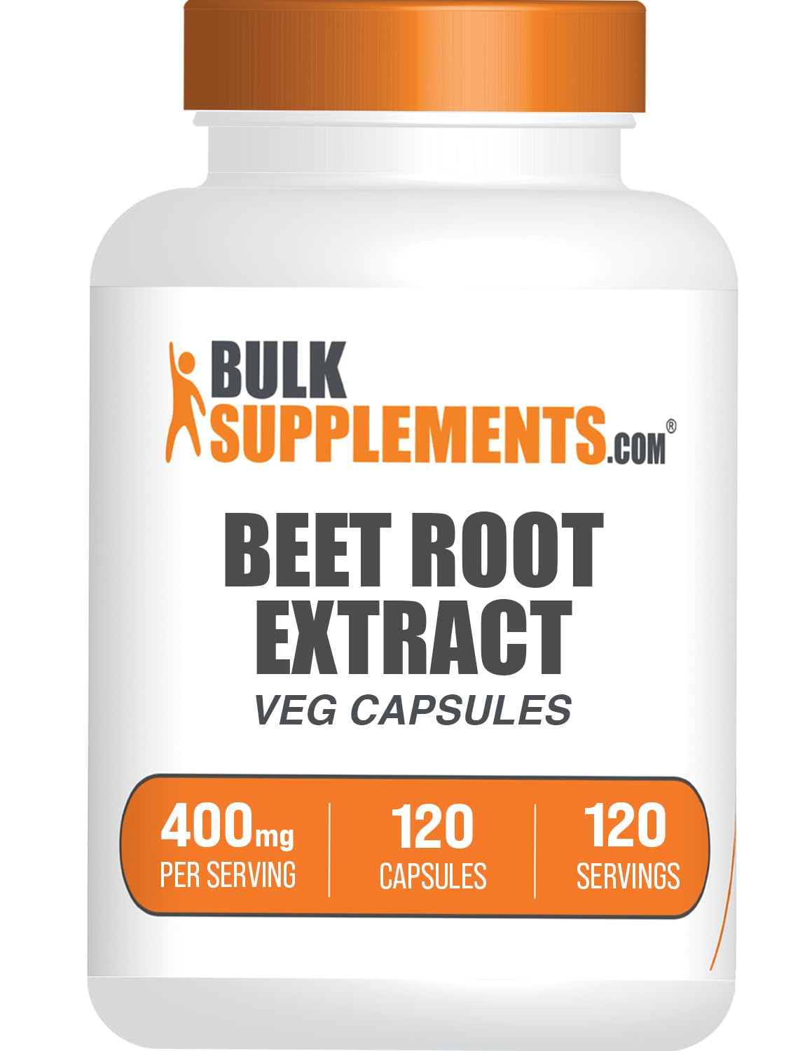 BulkSupplements.com Beet Root Extract Capsules - Beet Root Supplements, Beet Root Pills, Herbal Supplement - Vegan-Friendly, 8000mg Equivalent, 1 Capsule per Serving, 120 Veg Capsules (Pack of 1)