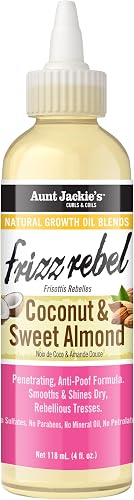 Aunt Jackie's Frizz Rebel Coconut & Sweet Almond Natural Hair Growth Oil 118 ml