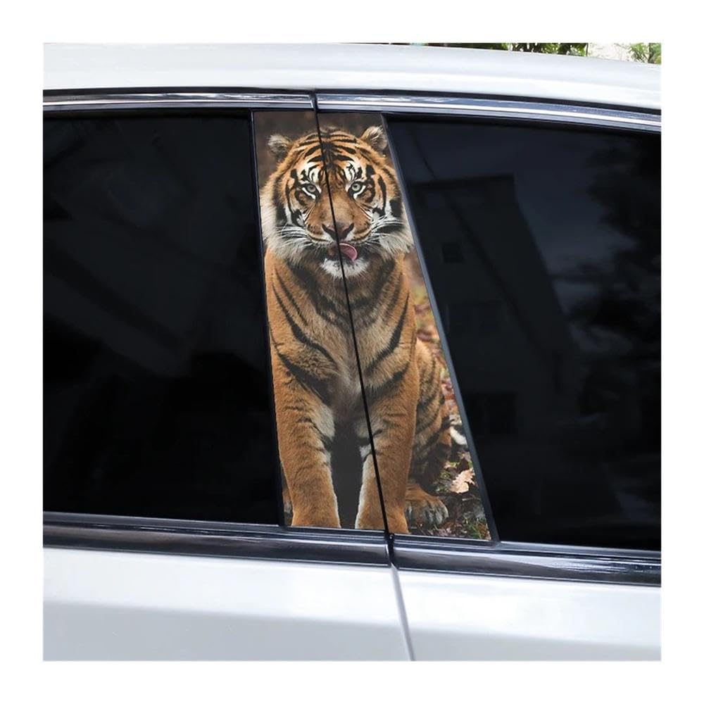 Bertdcx N Tiger Car Sticker Door Pillar Decal Personalized Desig Decal Vinyl Auto Parts(N)