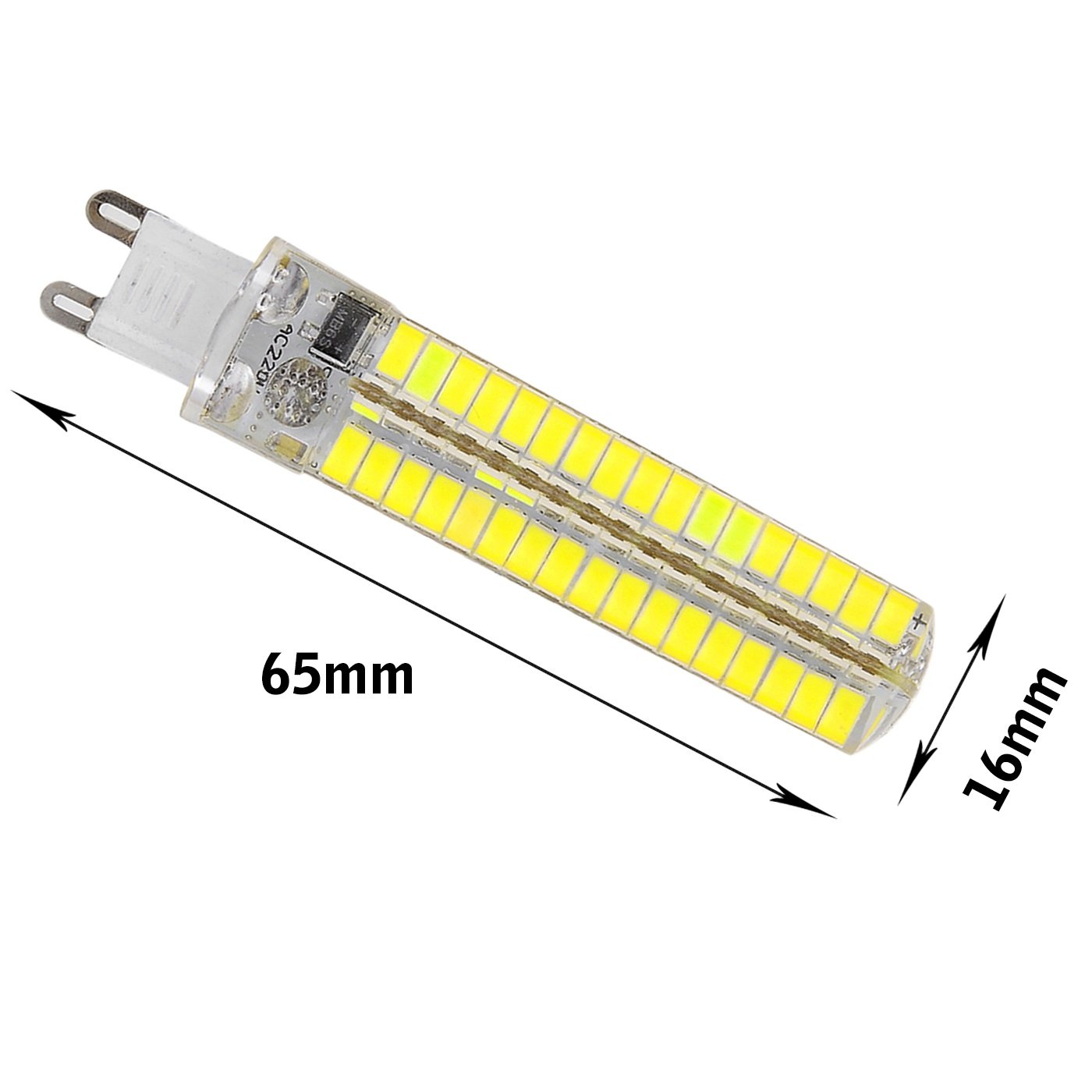 G9 LED kukurydza cebula 10 W 136 LED 5730 SMD 900-1000 LM ciepła biel / zimna biel silikonowa lampa AC 220-240 V 6 sztuk (kolor : Cool White)