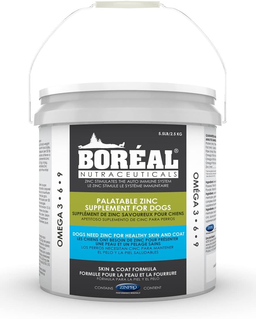 Boréal Palatable Zinc Supplement for Dogs 5.5 lb Tub