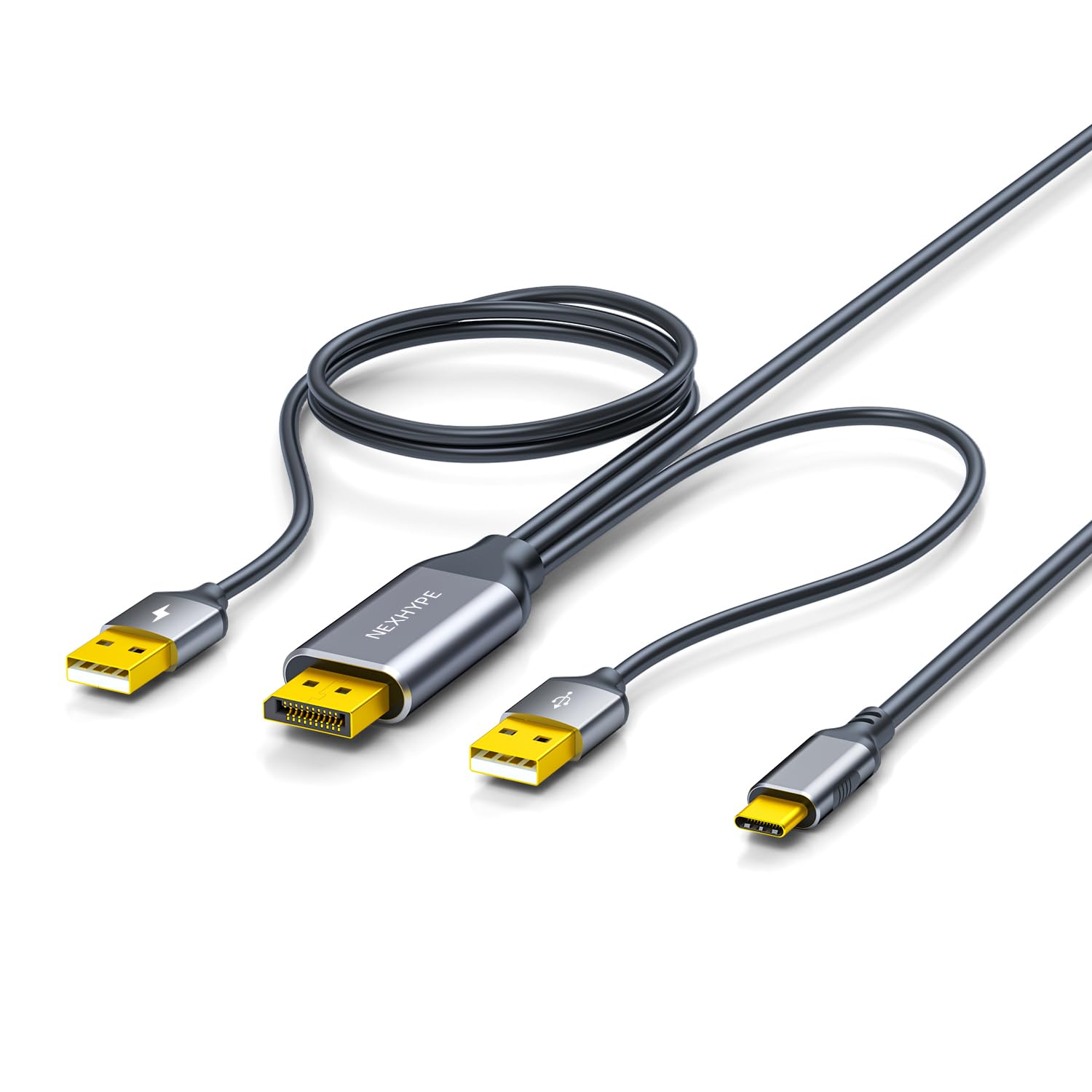 Amazon.co.jp: NEXHYPE DisplayPort 変換 USB C ケーブル 給電対応