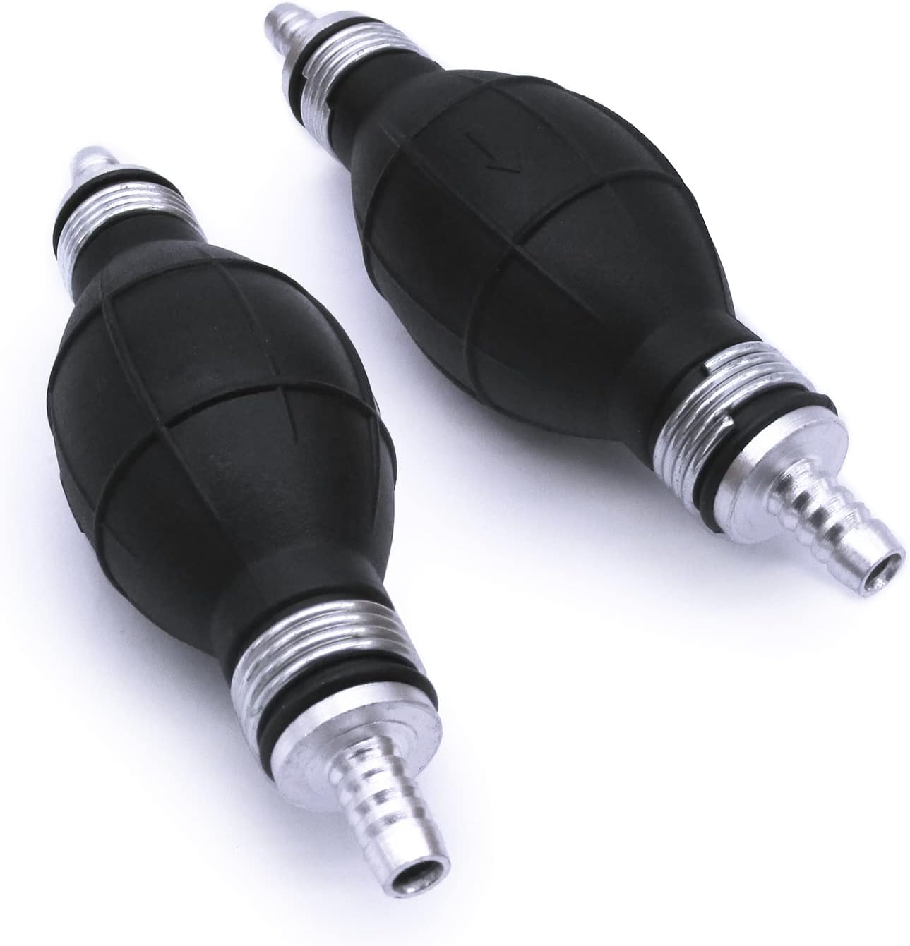9001080A 50073805 73805 Rubber Transfer Vacuum Fuel Pump Fuel Line Hand Primer Bulb Marine Gas Siphon Hand Pump for Car/Boat/Marine/Motorcycle, 8mm 5/16", 2pcs