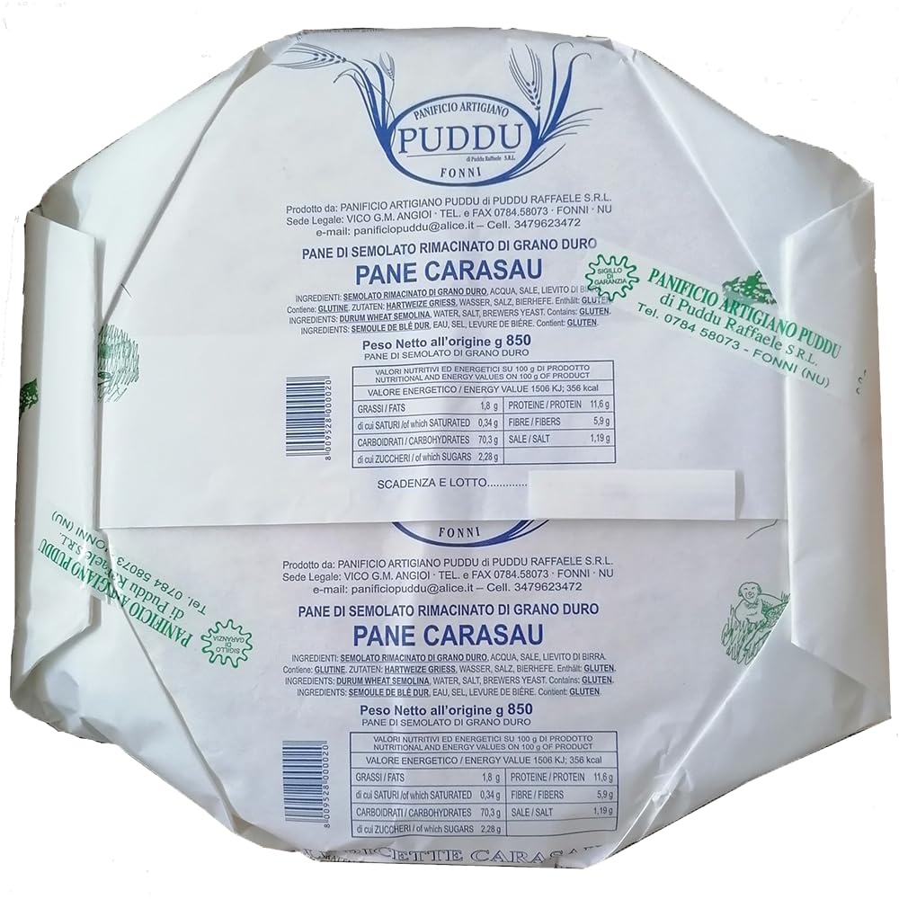 Pane Puddu – Carasau 850 gr Confezione da 10 pacchi