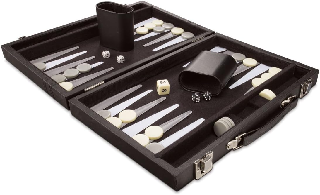 Collector's Backgammon Game with Carrying Case