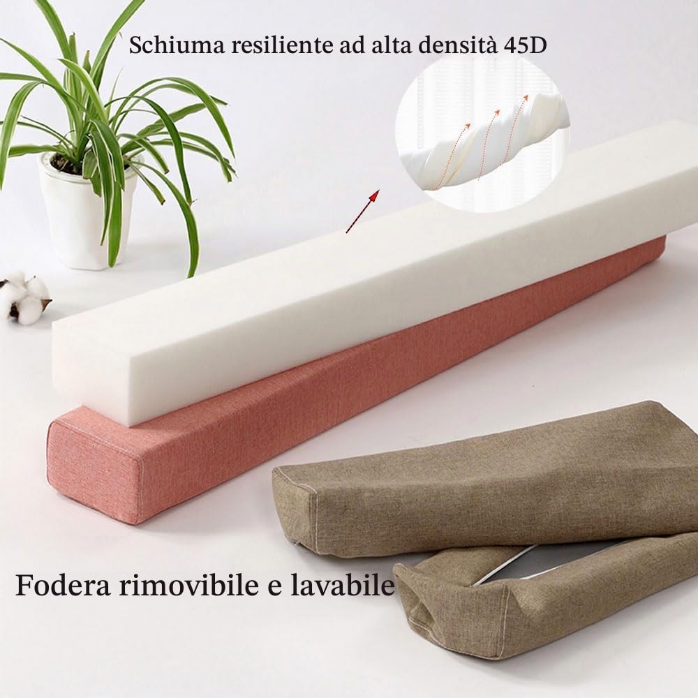 Riempitrice per Letto Lungo di Dimensioni Personalizzate, Letto Gap Filler Testiera Cuscino, Chiudere Lo Spazio tra Materasso e Testiera o Parete per letto Singolo Matrimoniale King(Biancheria)