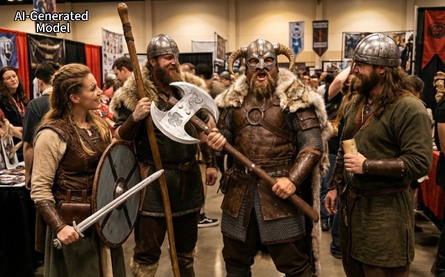 Amazon.com: LOOYAR PU Foam Viking Two‑Handed Axe with Raven