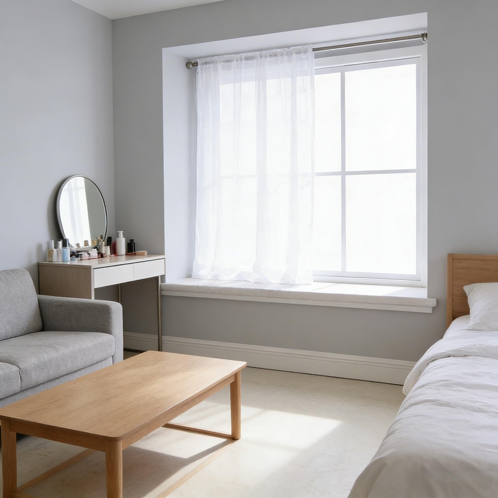 Visillos de gasa moderna de 102x190 cm para dormitorio y cocina