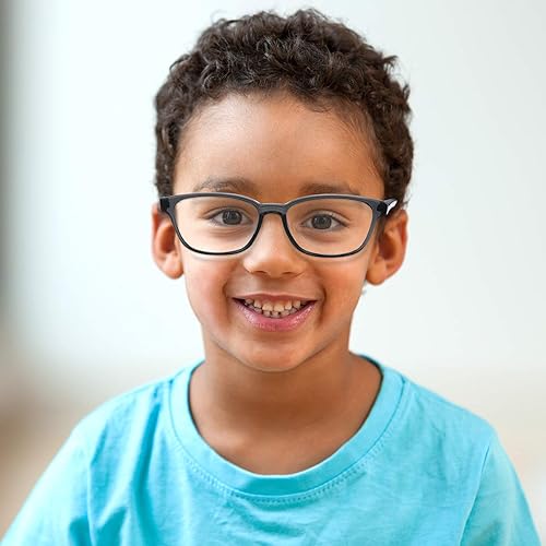 Miniatura 10 de Paquete de 2 lentes de bloqueo de luz azul para niñas y niños de 3 a 12 años, bloqueo de luz azul para niños pequeños