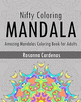 Paperback Nifty Coloring: Amazing Mandalas Coloring Book for Adults Book