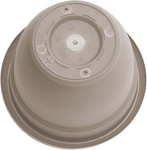 Miniatura 3 de Bloem Ariana - Maceta de riego automático 12 pulgadas, piedra de guijarro, maceta de resina duradera, para uso en interiores y exteriores, disco de