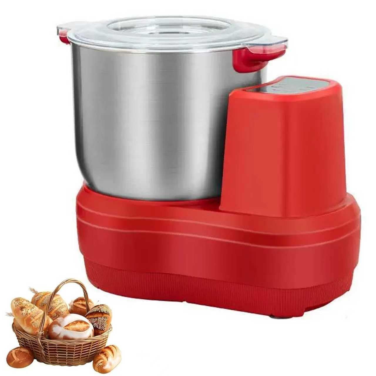 Impastatrice Planetaria Da 12 Litri, Impastatrice Cucina Da 200 W, Impastatrice Elettrica, Con Funzione Fermentazione E Timer Intelligente, Design Diviso, Impasto Rapido In 15 Minuti