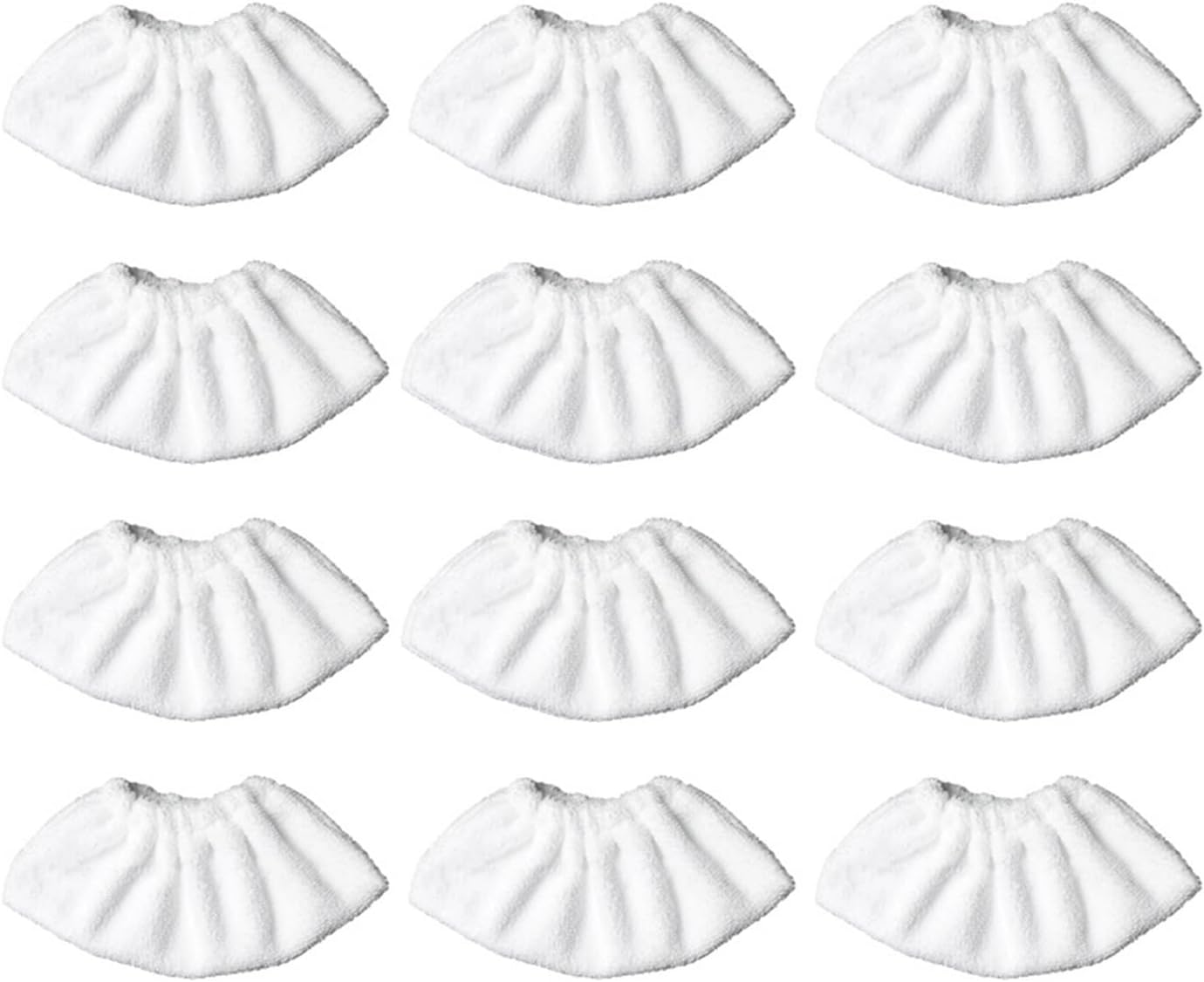 Steam Mop Cloth Cleaning Pad ，Cloth Cover Rags Replace Accessories， Compatible for Karcher SC2 SC3 SC4 SC5(12pcs)
