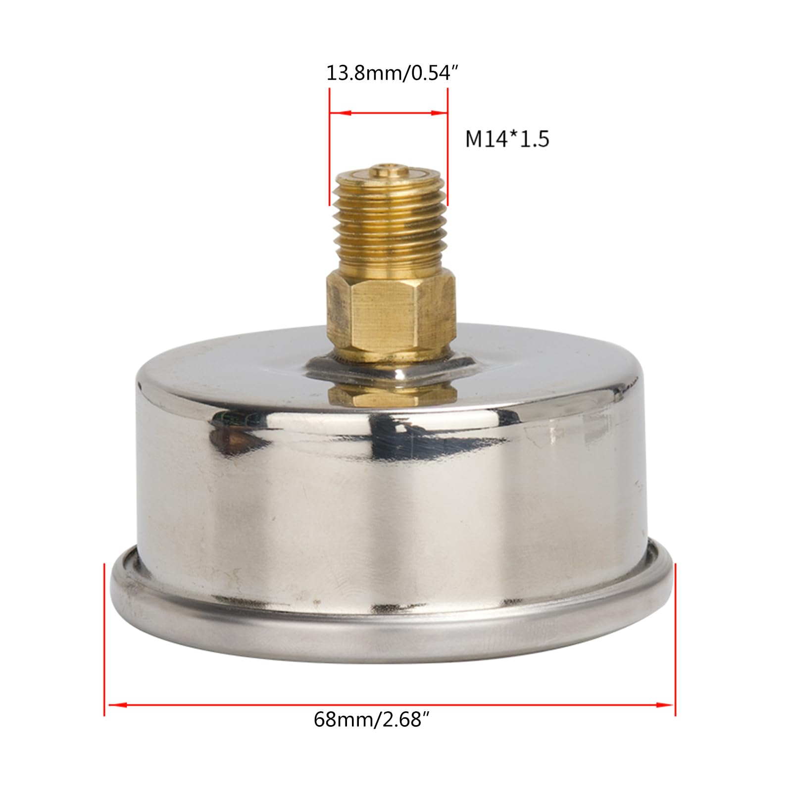 Amazon.co.jp: 高安定性圧力洗浄機ゲージ 6000psi クイックコネクト