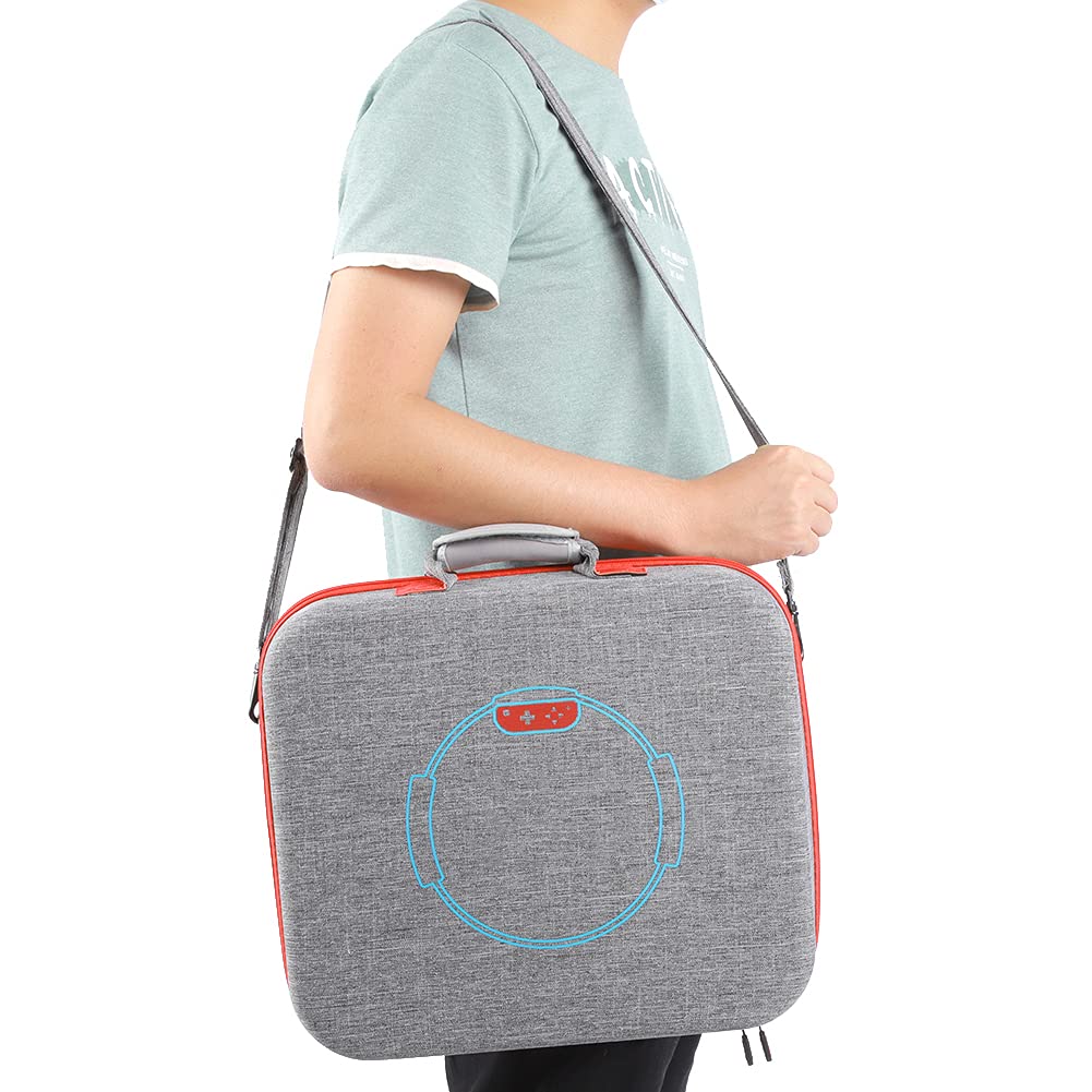 Ejoyous Borsa a Tracolla Portatile per Macchina da Gioco EVA, Borsa Multifunzione per Macchina da Gioco per Host e Base per Anello Fitness, Tracolla, Protezione Antigraffio per i Viaggi