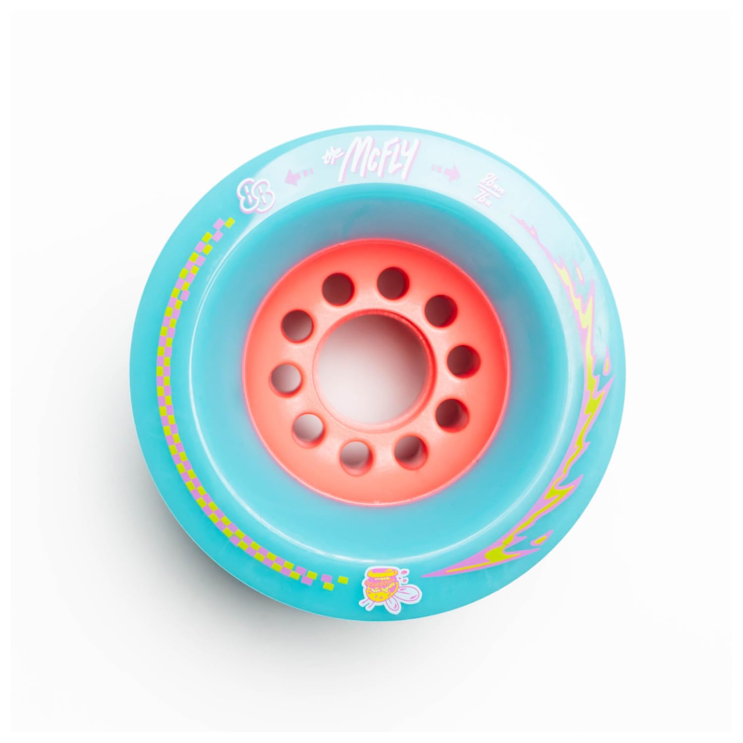 McFly Roues de longboard 86 mm – pour LDP, Cruising, Eboard, Downhill, Skateboards électriques.