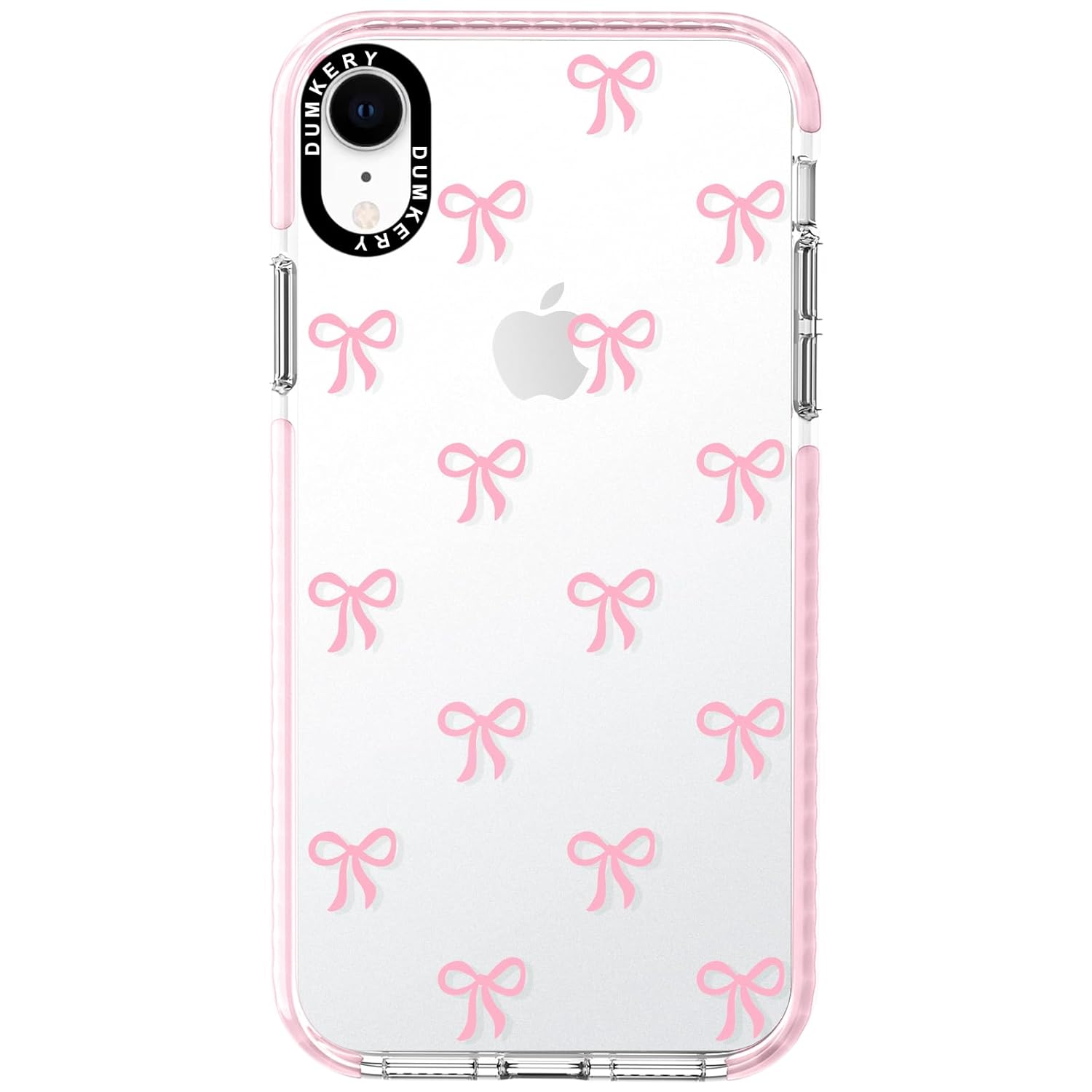 Cute Phone Case Compatible with iPhone XR Bow Aesthetic Pattern Soft TPU Anti Shock Anti Yellowing Bumper Cases