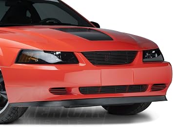 Speedform Lower Grille; Black Compatible for 99-04 Mustang
