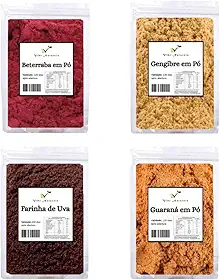 Pré Treino Natural Em Pó (uva, Beterraba, Guaraná, Gengibre)