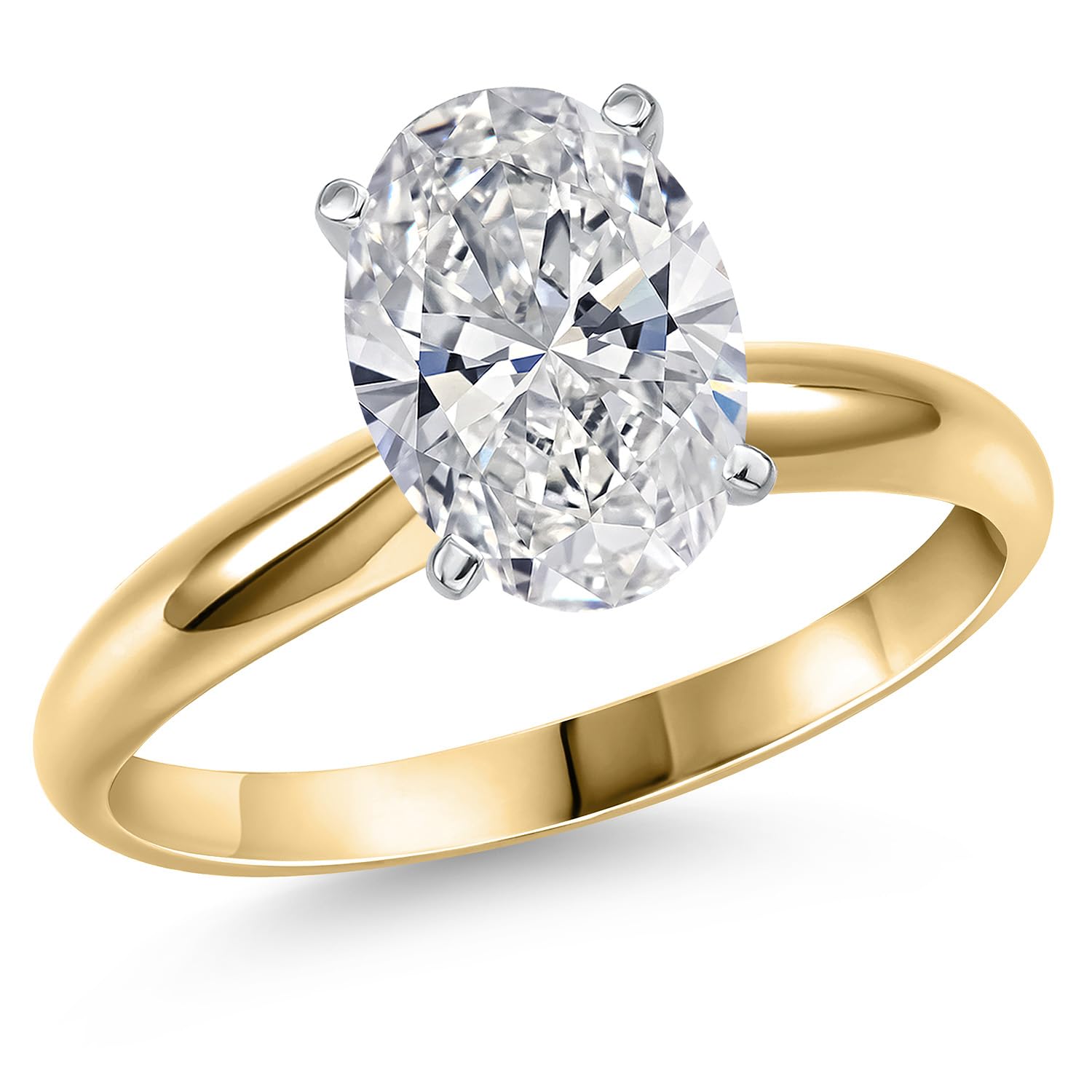 Gem Stone King Lab Grown Solitaire