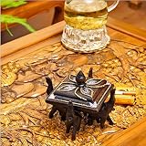 Estilo: Southeast Asia Cenicero Tailandia Madera Cenicero Cubrir Retro - Nostálgico Estilo Chino Grande Living Comedor Mesa Elephant Home Furnishing Bisuteria Adornos,A