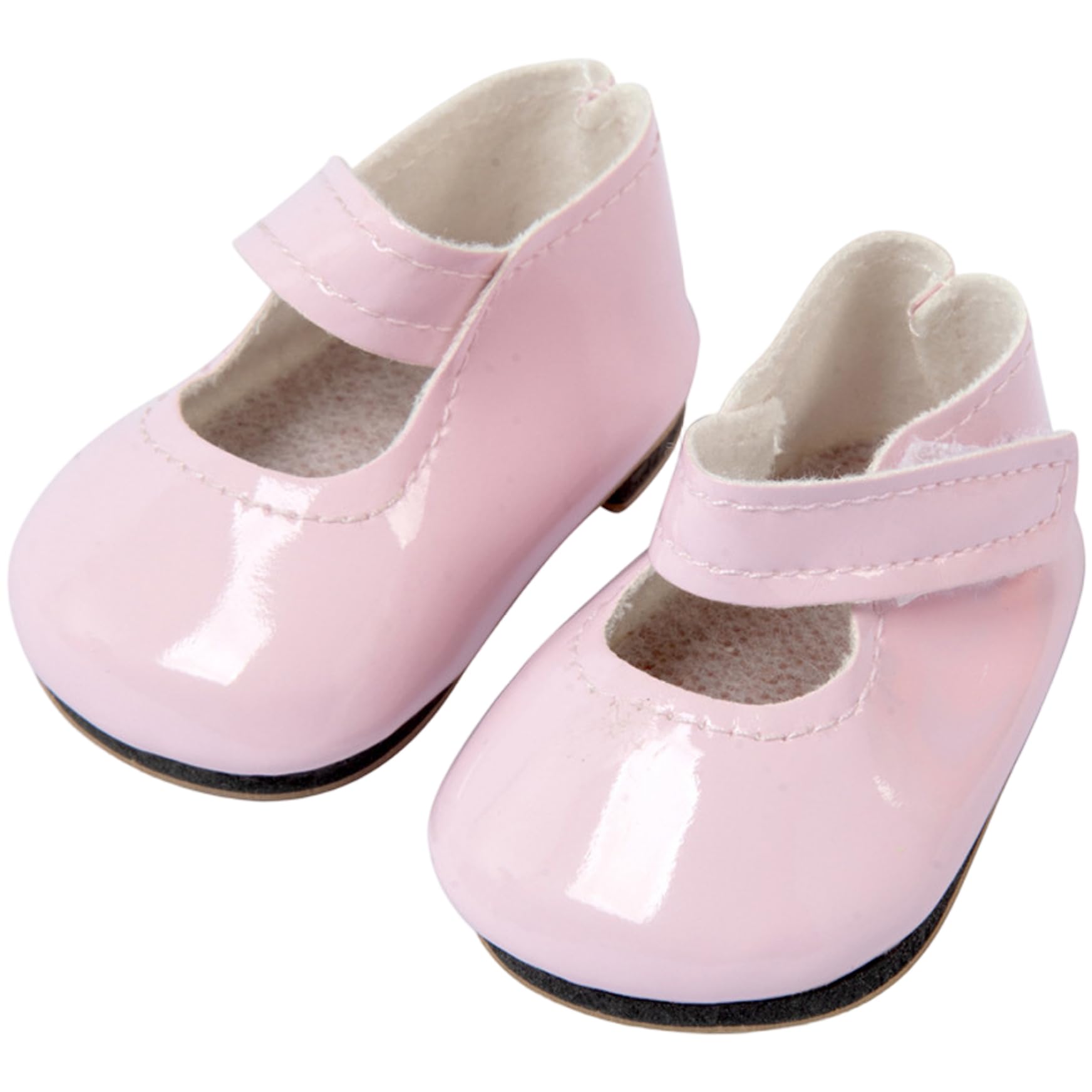 Baby Doll Shoes 1 Pair Decorative Cute PU 18 Inch Doll Shoes Replacement for Mini House Accessories, Home Decor