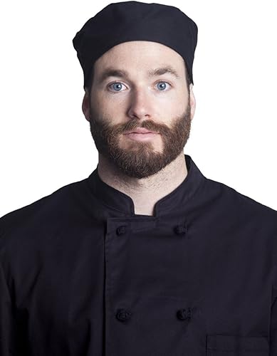 Miniatura 2 de Fiumara Appare L - Gorra de calavera ventilada con parte trasera elástica y parte superior de malla, gorro de chef para adultos, talla única