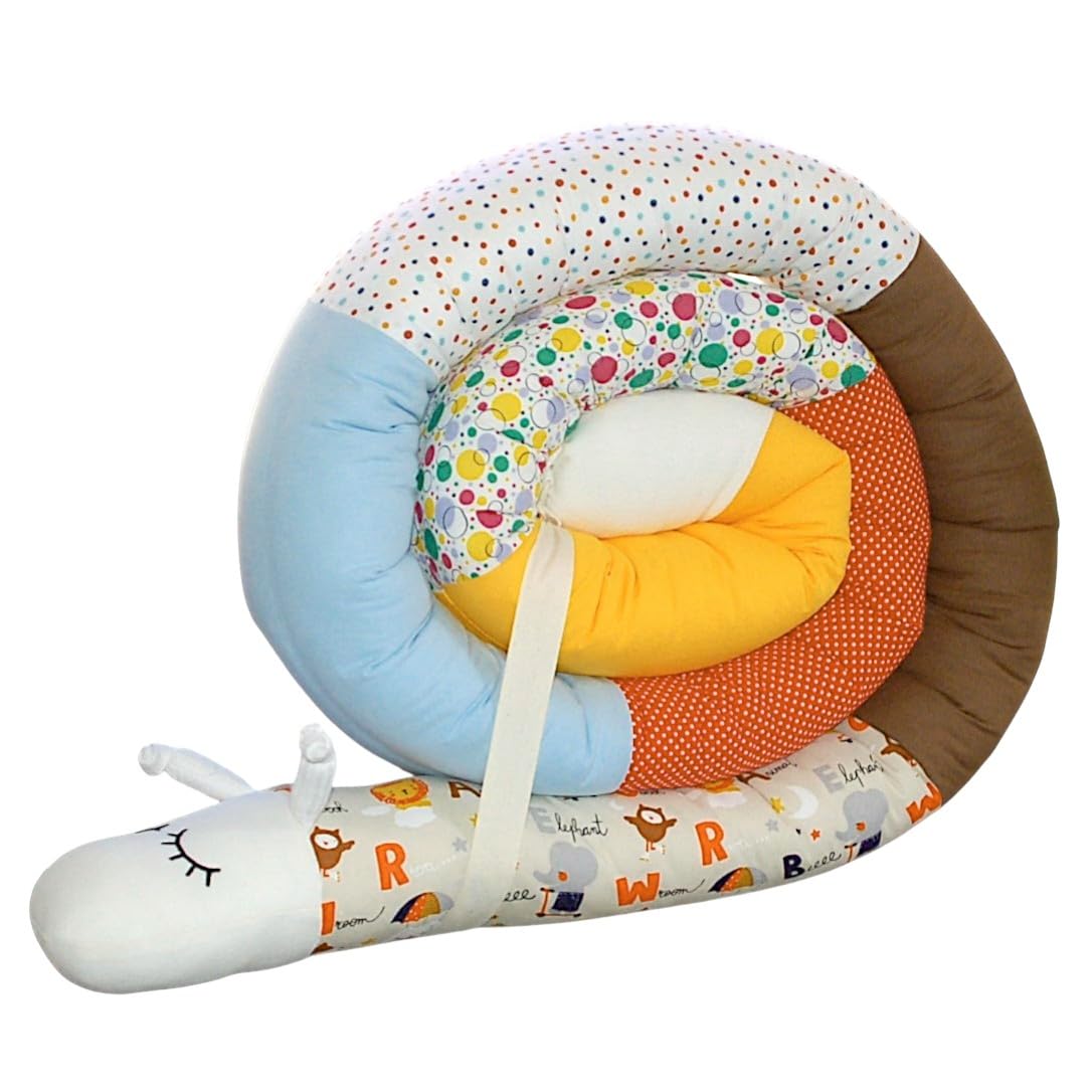 Generisch Bettschlange/Bettschnecke XXL (Motiv Fuchs/Hase/Igel) Länge 250cm ** personalisierbar**Seitenschläferkissen