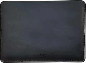 Vintage Genuine Leather Sleeve case 13-inch MacBook Air M1 M2 A2337 A2179 A1932 (2018-2023) MacBook Pro M1/A2338 A2251 A2289 (2016-2021) (Horizontal, Chocolate)