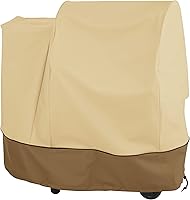 Vista 1 de Classic Accessories Veranda - Cubierta para parrilla de pellets resistente al agua de 46 pulgadas, cubierta para parrilla al aire libre, cubierta