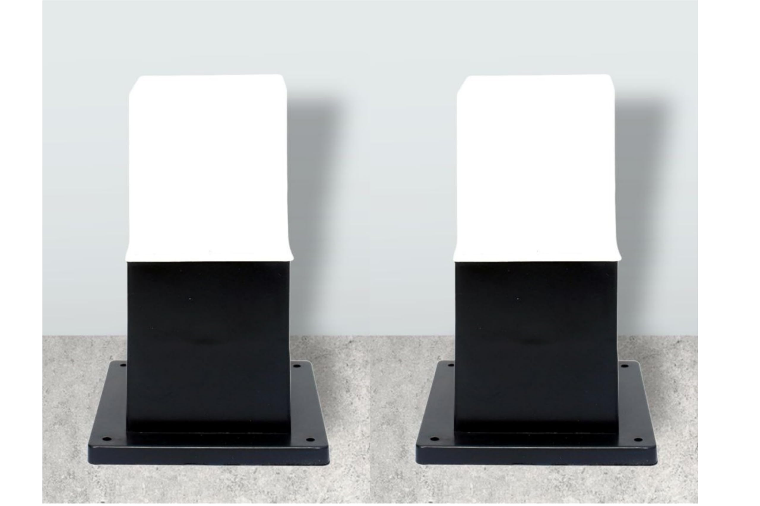 MOHAR SINGH JI STORE Main Gate Light Pillar Outdoor,Waterproof Outdoor, Gate, Garden, Pillar Post Lighting Home (Pack of 2)(LED not Included) (CORRODES Proof)