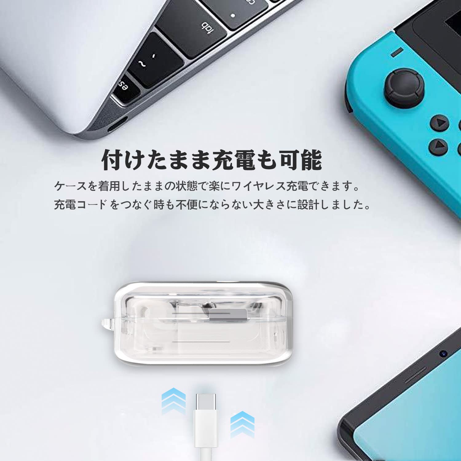 Amazon | Nothing Ear (2) 用 ケース 全面保護カバー シリコンケース