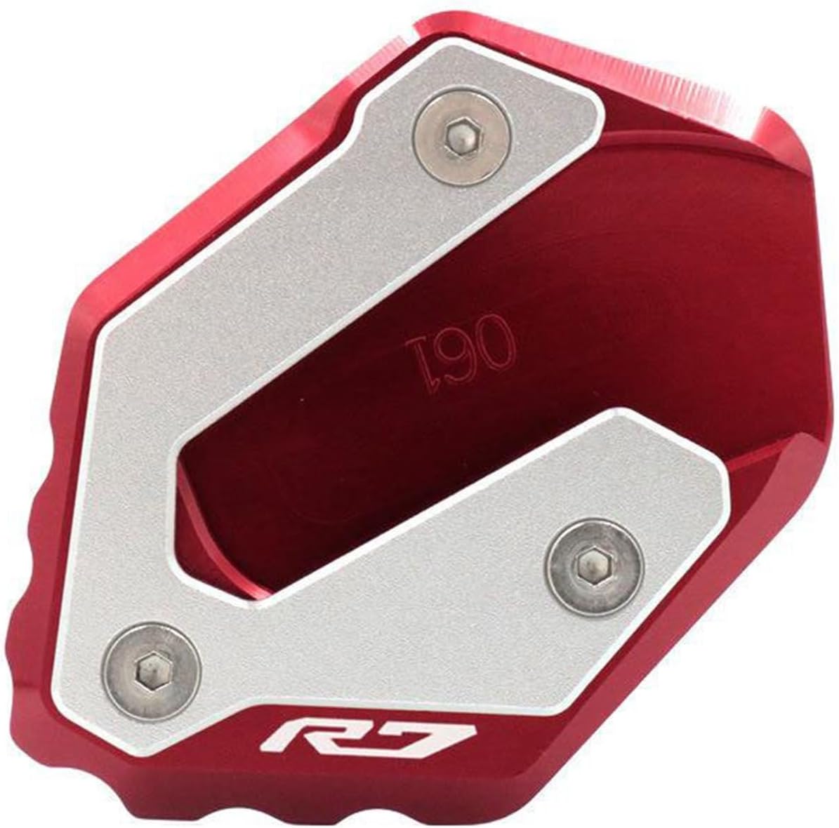 For YAMAHA YZFR7 YZF-R7 YZF R7 2021-2022 Motorcycle CNC Kickstand Foot Side Stand Extension Pad Support Plate Enlarge