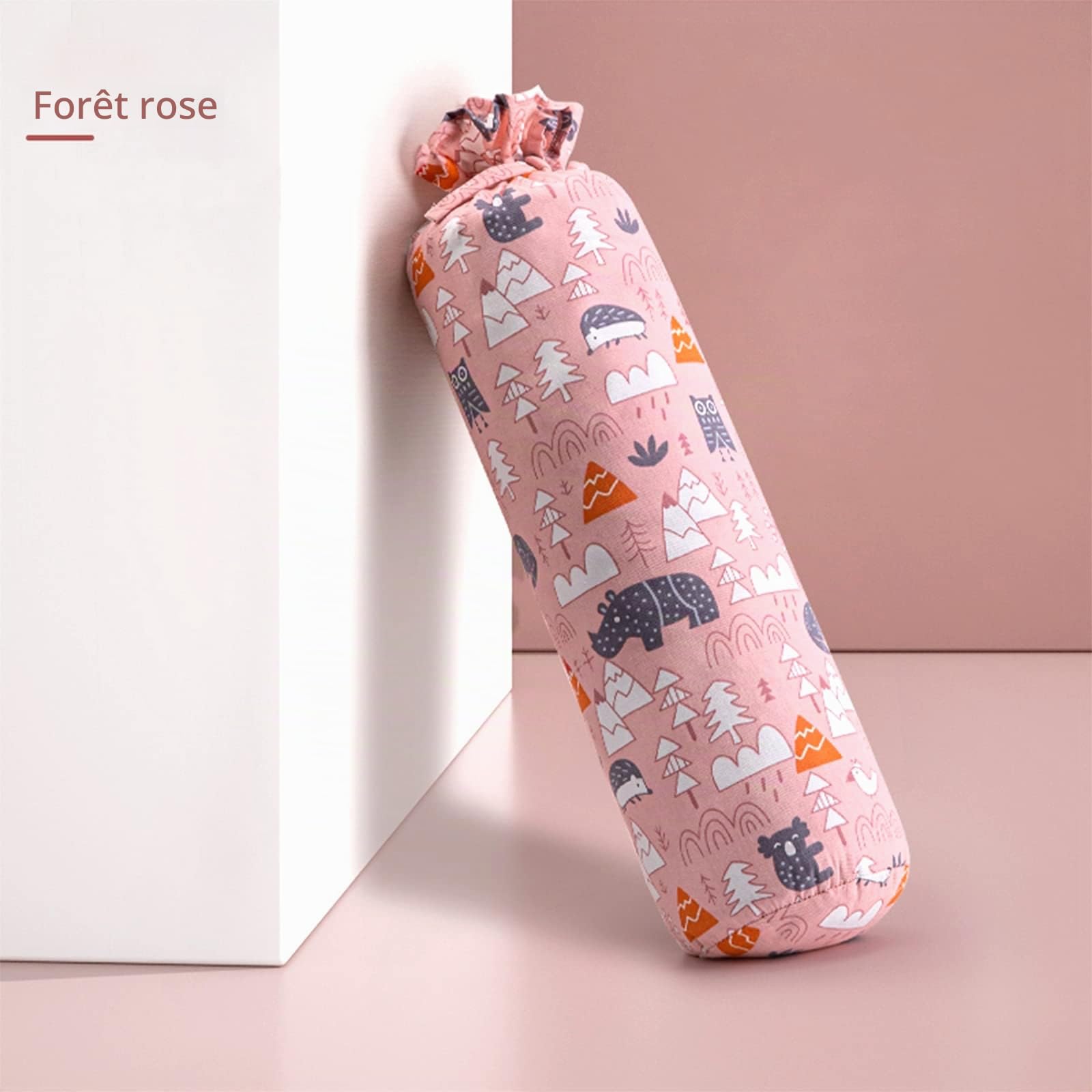 IPENNY Pillow de Bébé Oreiller de Sommeil Latéral Oreiller de Confort de Sommeil de Bébé Oreiller Anti-Retournement de Nouveau-né de Sarrasin Oreiller Fixe pour Enfants 36cm