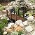 Tangkula 5 FT Wooden Garden Bridge, Arc Footbridge w/Safe Chain Railings, Outside Small Arc Pond Bridge, Decorative Fir Bridge for Landscaping Garden, Pond, Stream, Courtyard, Holds up to 400 LBS