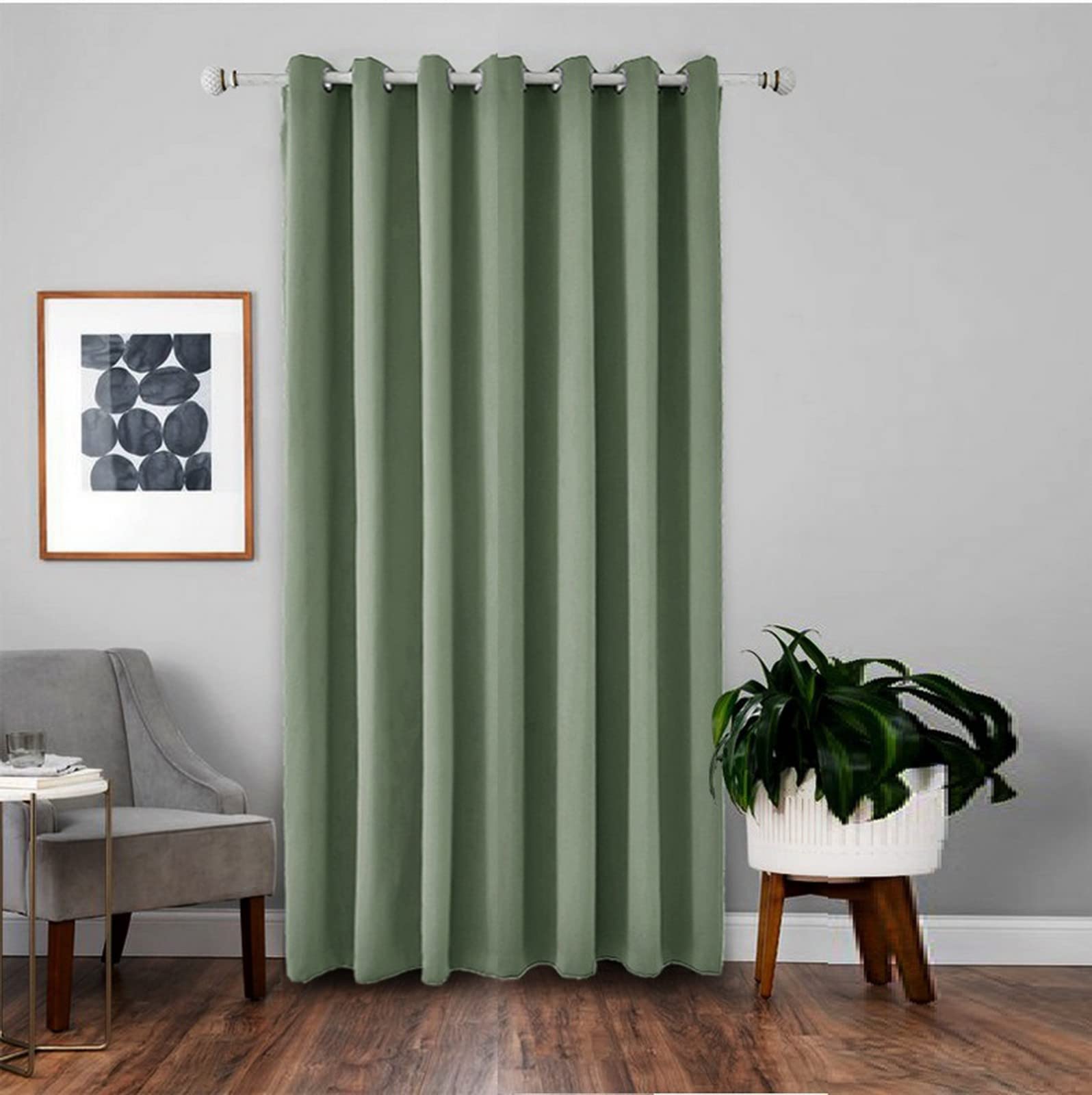 Rideaux verts thermiques pour réduire la facture d'énergie de la chambre