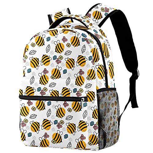 Sac à dos femme motif abeilles pour ranger toutes vos affaires sans effort