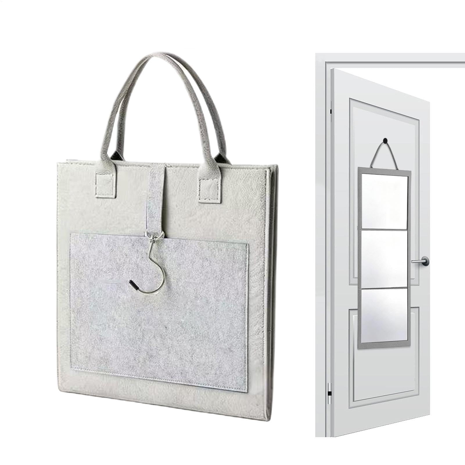 Hangable Foldable Shatterproof Acrylic Full Body Mirror, Wall Door Mirror