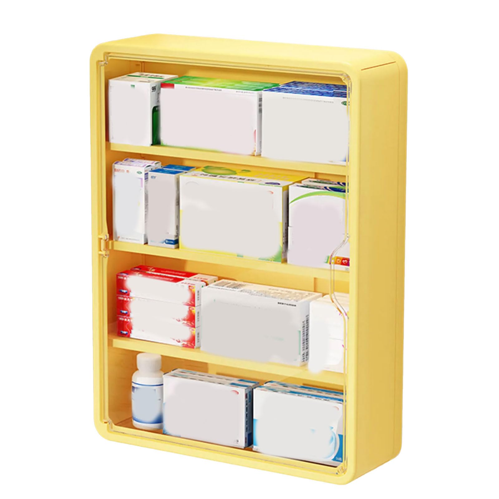 Tsophreniq PP PET Wall Mount Storage Box Multi Tiers Organiser for Cosmetics Books Toy Home Decoration Hanging Rack Large Capacity Wall Organiser
