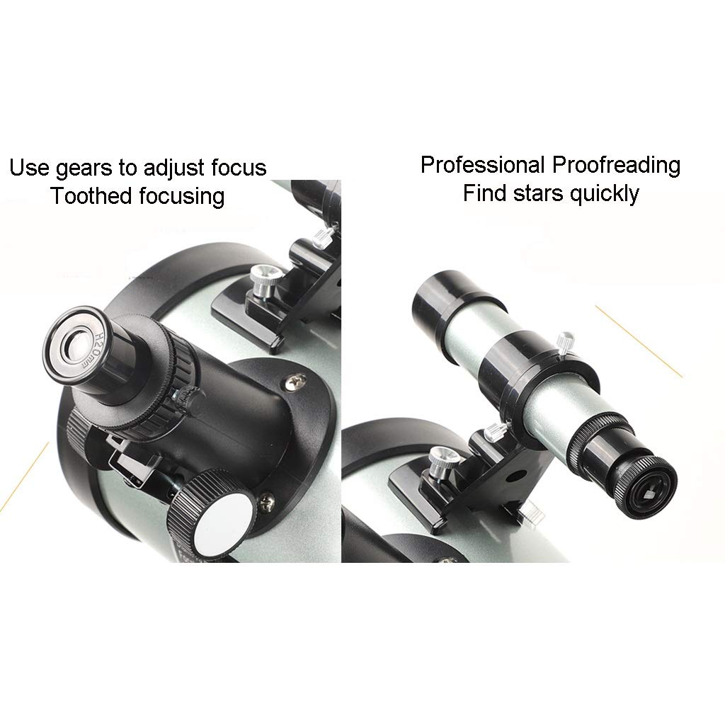 Apertura de 114 mm con trípode de aleación de Aluminio, Ideal para Adultos Que Buscan observar Las Estrellas. Observación y astronomía para niños y Principiantes.