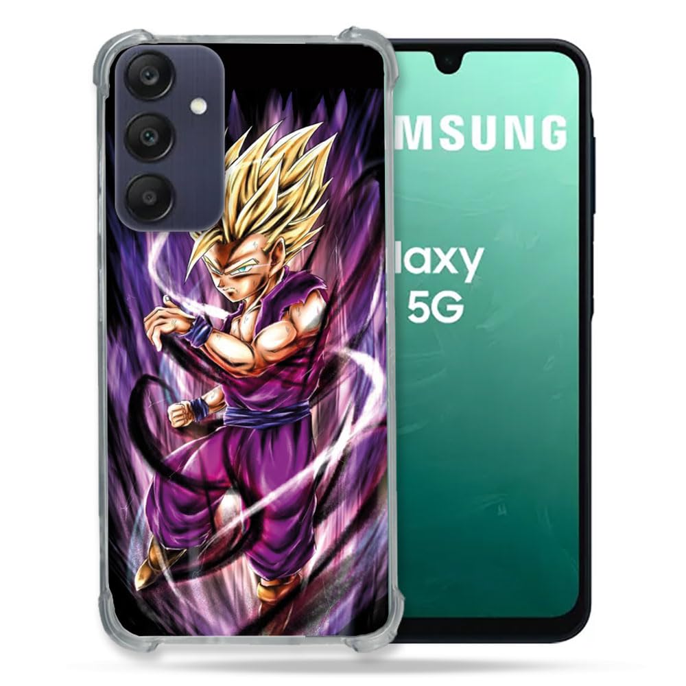 Cokitec Reinforced Case for Samsung Galaxy A16 5G Manga Dragon Ball Sangohan Purple